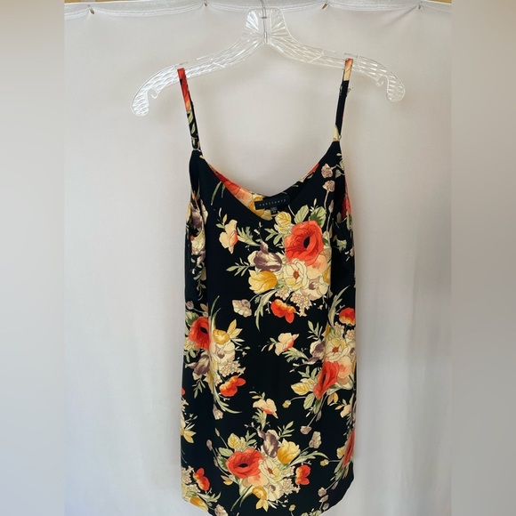 Sanctuary Floral spaghetti Printed Mini Slip Dress size xs - Picture 4 of 9